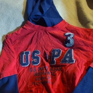 Boys POLO hooded LS shirt